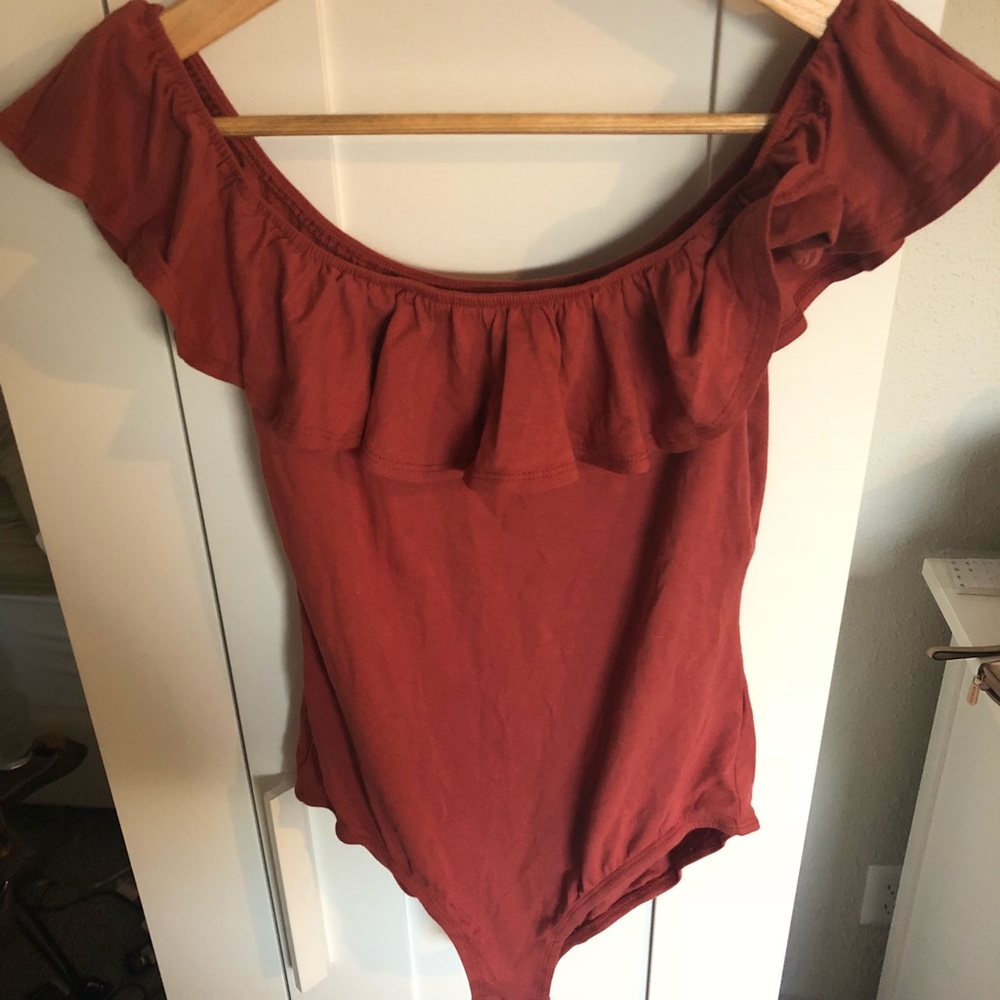 Off the shoulder bodysuit